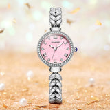 OLEVS 9971 Mermaid Full Diamond Quartz Women's Watch: Waterproof, Luminous, Fully Diamond-Set, Mermaid-Themed Design.