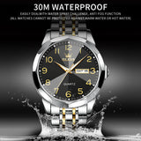 OLEVS Watches for Man 9970 Golden Black