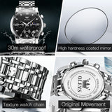 OLEVS Watches for Man 2858 Black