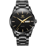 OLEVS 6898 Men Watches Stainless Steel Man Watch with Date, Bussiness Watches for Men,Luminous Quartz Mens Watches
