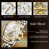 OLEVS Watches for Woman 2897 Golden White