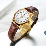 OLEVS Watches for Woman 5566 Golden White