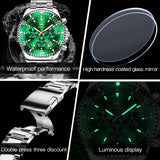OLEVS Watches for Man 2870 Green