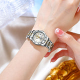 OPK Watches for Woman 8170 GL Golden White