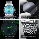 OLEVS Watches for Man 5513 T-Blue