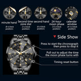 OLEVS Watches for Man 3673 All Black