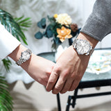 Silver Strap-White Dial Silver Trim