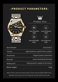 OLEVS Watches for Man 5513 Golden Black