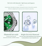 Silver Strap - Green Dial Silver Trim