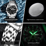 OLEVS Watches for Men 3666-BH