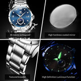 OLEVS Watches for Man 2956 Blue
