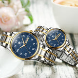 OLEVS Watches for Woman 5567 GL Golden Blue