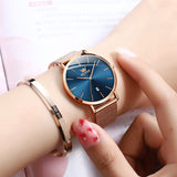 OLEVS Watches for Woman 5869 Rose Blue DW