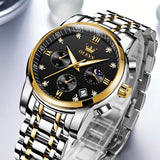 OLEVS Watches for Man 2858 Golden Black