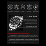 OLEVS Watches for Men 3655-BH