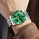 OLEVS Watches for Man 9809 Green