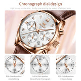 OLEVS Watches for Woman 5532 Rose White