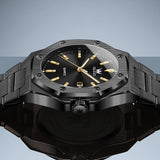 OLEVS 3613 Men's Watch with Gold Bracelet, Business Style, Gift-Ready, 3ATM Waterproof