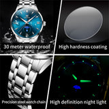 OLEVS Watches for Man 3646 Blue