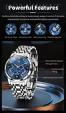 OLEVS Watches for Man 2892 Blue
