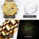 OLEVS Watches for Man 2859 Golden
