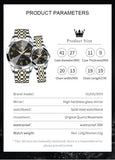 OLEVS Watches for Woman 9970 GL Golden Black