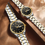 OLEVS Watches for Woman 5563 GL Golden Black