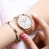 OLEVS Watches for Woman 5869 Rose White DW