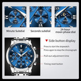 OLEVS Watches for Men 3639-BL