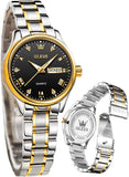 OLEVS Watches for Woman 5563 Golden Black