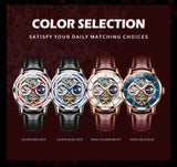 Brown Strap - White Dial Rose Trim