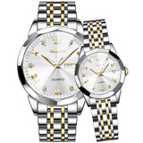 OLEVS Watches for Woman 9931 GL Golden White