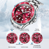 OLEVS Watches for Man 5885 Red