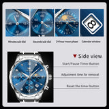 OLEVS Watches for Man 2730 Blue