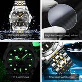 OPK Watches for Woman 8170 GL Golden Black