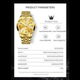 OLEVS Watches for Men 9970-gold