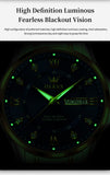 OLEVS Watches for Man 2906 Golden Blue
