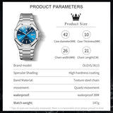 OLEVS Watches for Man 3613 Blue