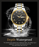 OLEVS 5563Couple Watch Valentines Couple Matching Watches His and Her Couple Set Wrist Watch Men and Women Lovers Wedding Waterproof Romantic Gifts Set of 2