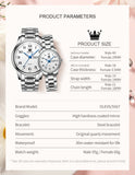 OLEVS Watches for Woman 5567 GL White