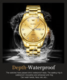 OLEVS Watches for Woman 5563 GL Golden