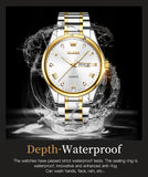 OLEVS Watches for Woman 5563 GL Golden White