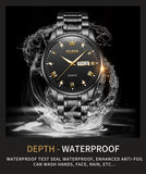 OLEVS 5563Couple Watch Valentines Couple Matching Watches His and Her Couple Set Wrist Watch Men and Women Lovers Wedding Waterproof Romantic Gifts Set of 2