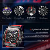 OLEVS Watches for Man 2942 Red