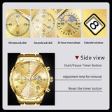 OLEVS Watches for Man 2730 Golden
