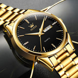 OLEVS Watches for Man 6898 Golden Black