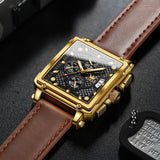 OLEVS Watches for Man 9925 Golden Black