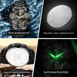 OLEVS Watches for Man 3676 All Black
