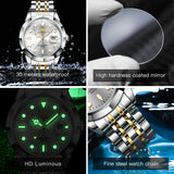 OPK Watches for Woman 8170 GL Golden White