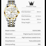 OLEVS Watches for Men 3666-JB